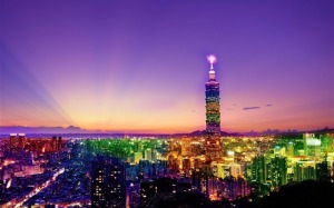 TAIWAN_101_evening_night-city_architectural_landscape_HD_wallpaper_medium